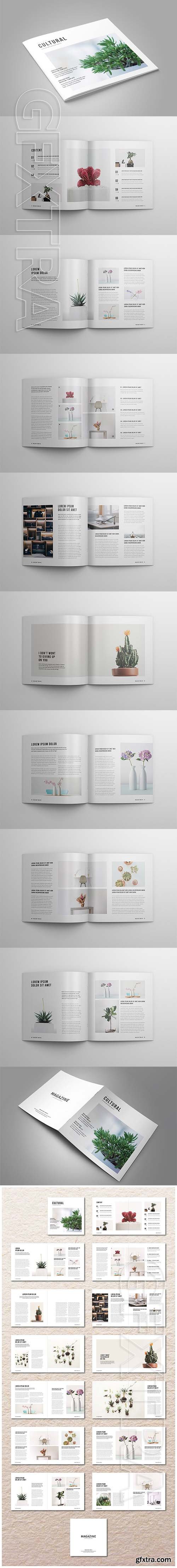 CreativeMarket - Square InDesign Magazine 2507374