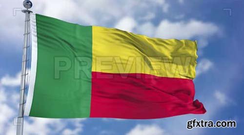 Benin Flag Animation - Motion Graphics 73082