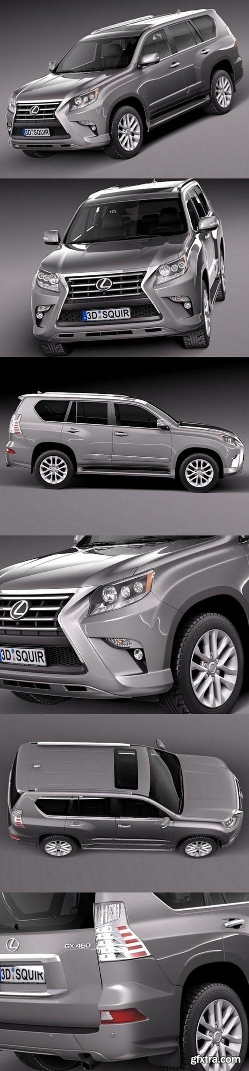 Lexus GX 460 2014 3D Model