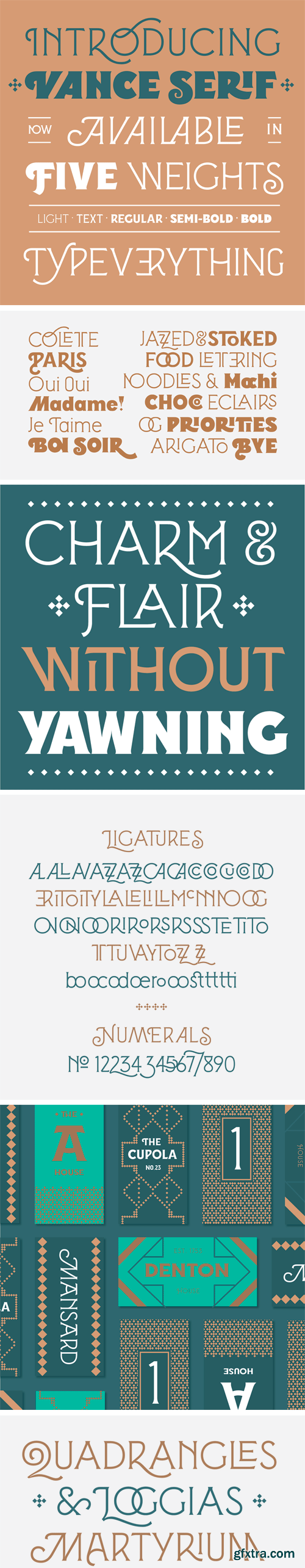 Vance Serif Font Family