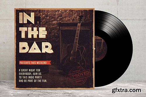 Vinyl Mock Up Template Vol 02