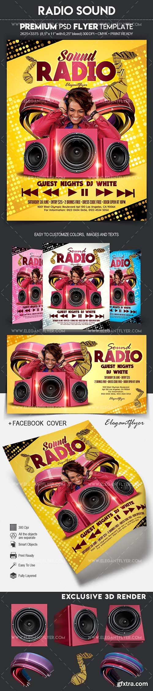 Radio Sound – Flyer PSD Template