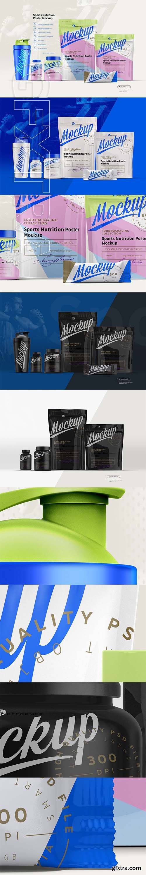 CreativeMarket - Sports Nutrition Poster Mock-Up 2555635