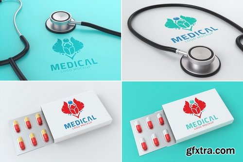 CM - 100 Logo Mockups Bundle Vol.4 2512347