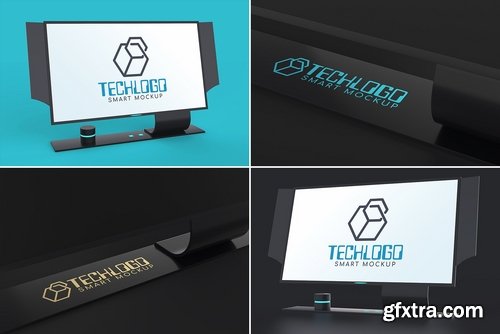 CM - 100 Logo Mockups Bundle Vol.4 2512347