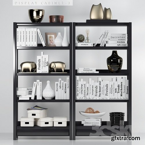 DISPLAY CABINET 3d Model