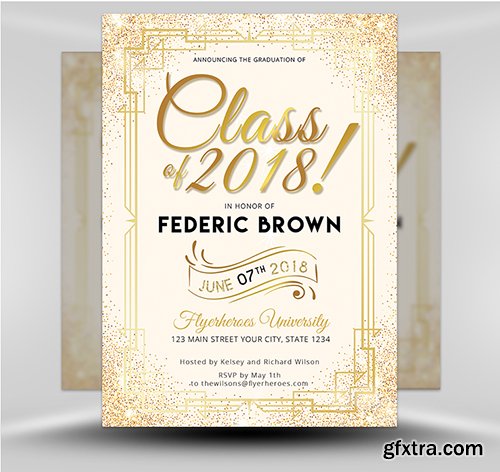 Graduation Flyer Template 4