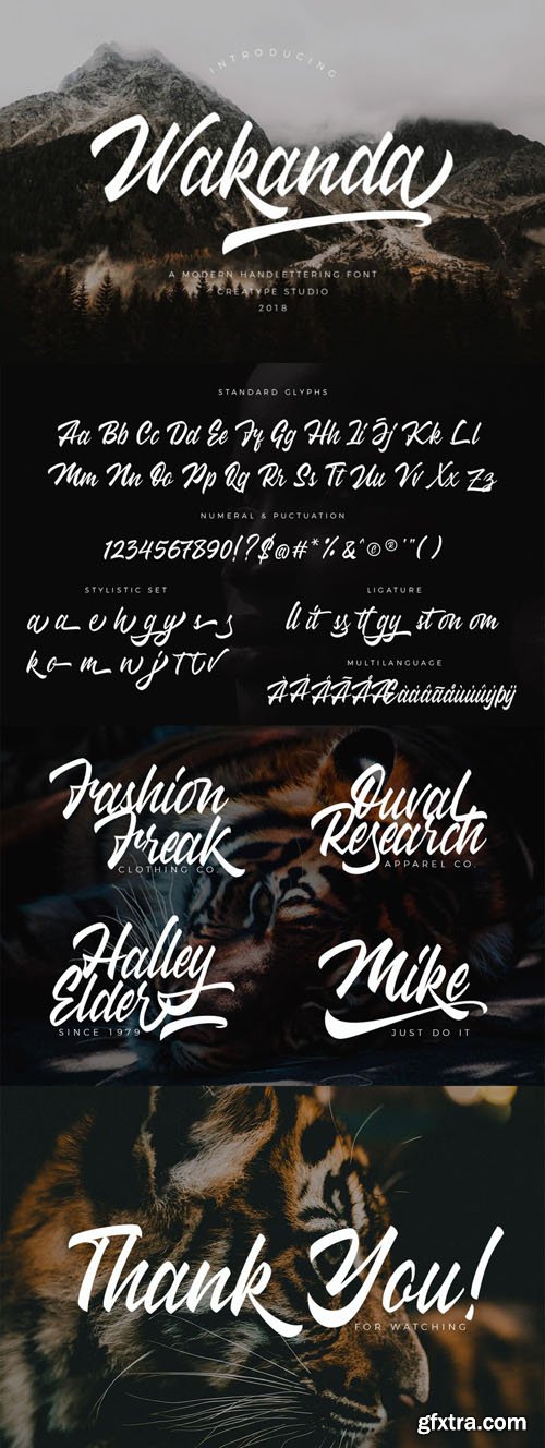 Wakanda Script Font