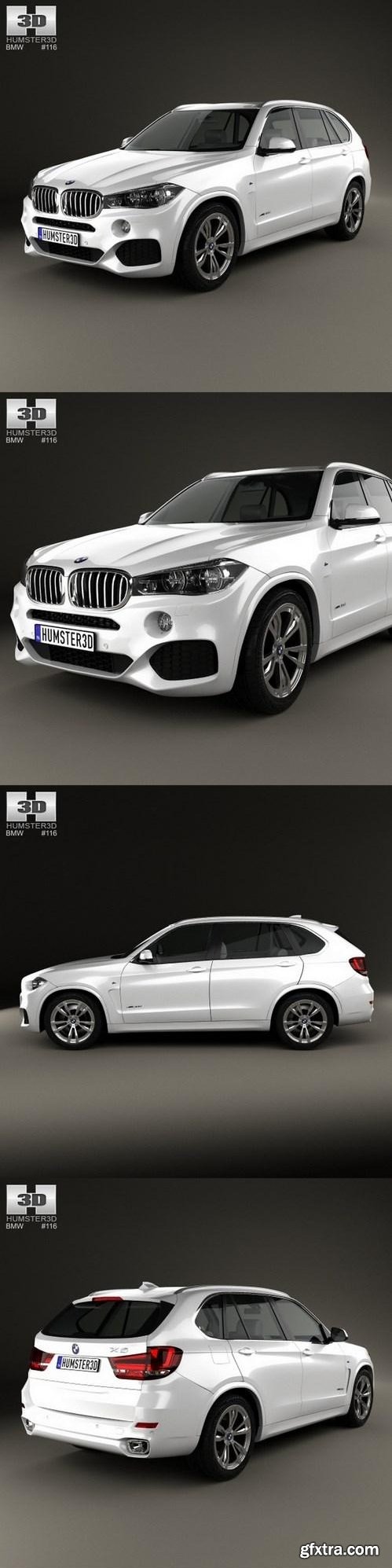 BMW X5M F15 2016 3D Model