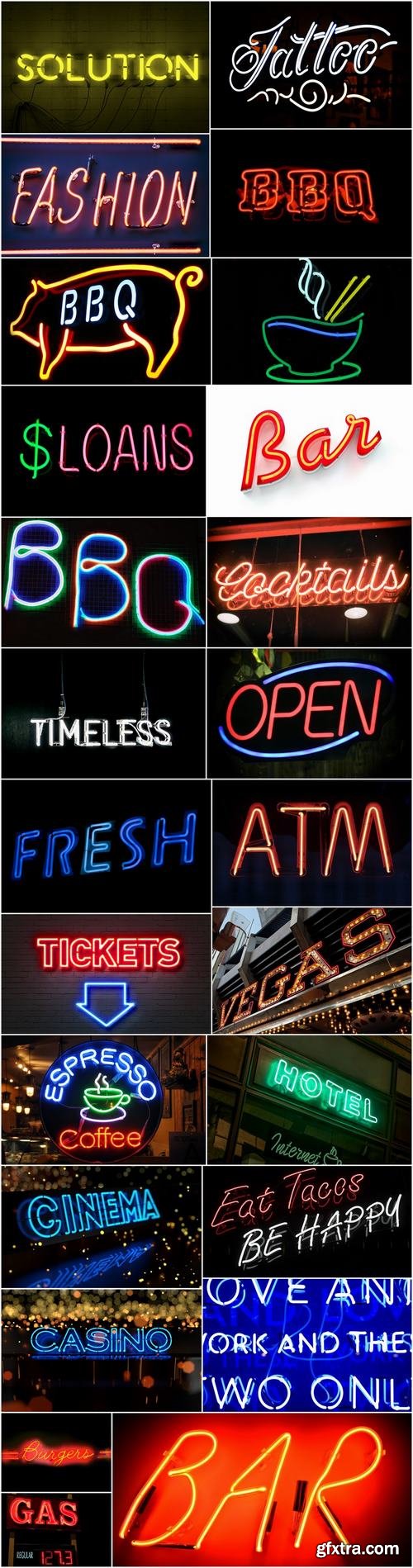 Neon sign filament inert gas 25 HQ Jpeg