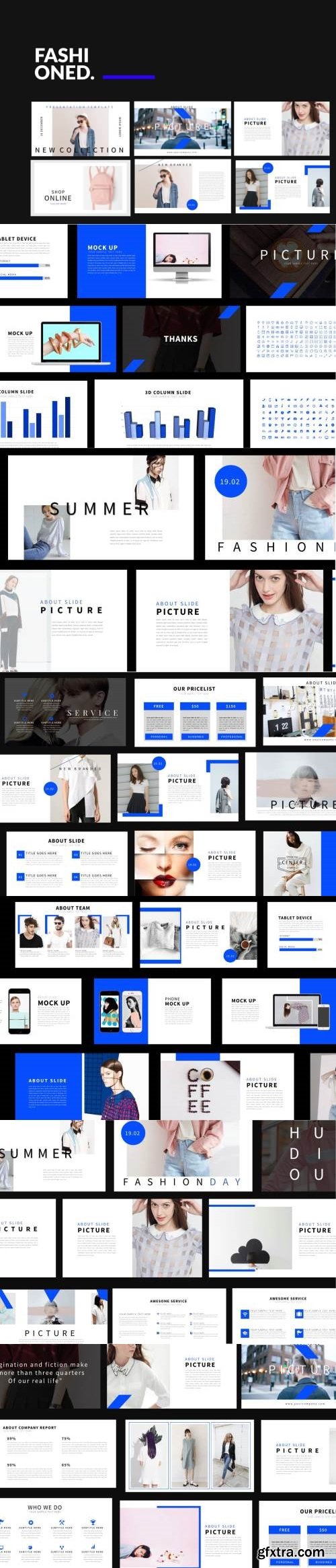 Fashioned Stylist Powerpoint & Keynote