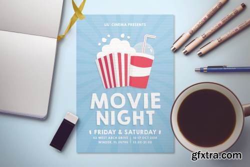 Movie Night Flyer