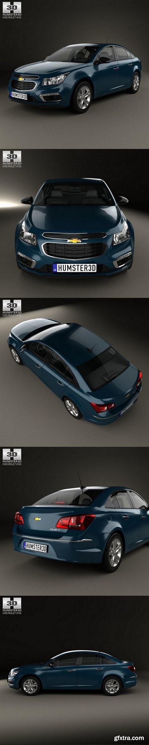 Chevrolet Cruze Sedan 2015 3D Model