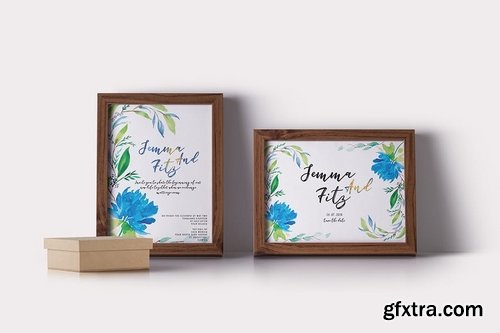 Floral Wedding Invitation Suite