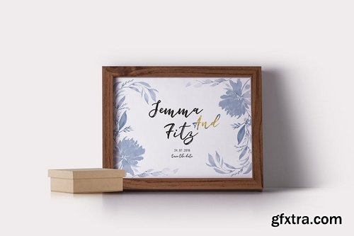 Floral Wedding Invitation Suite