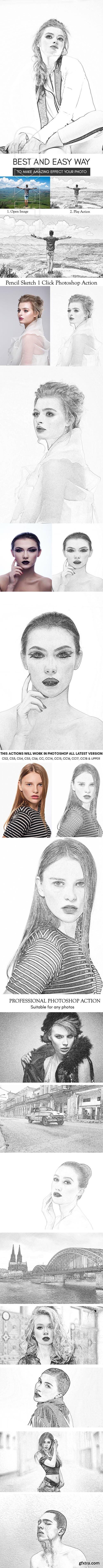 GraphicRiver - Pencil Skectch Photoshop Action 21901956