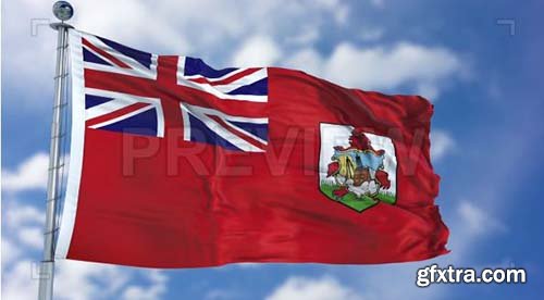 Bermuda Flag Animation - Motion Graphics 73083