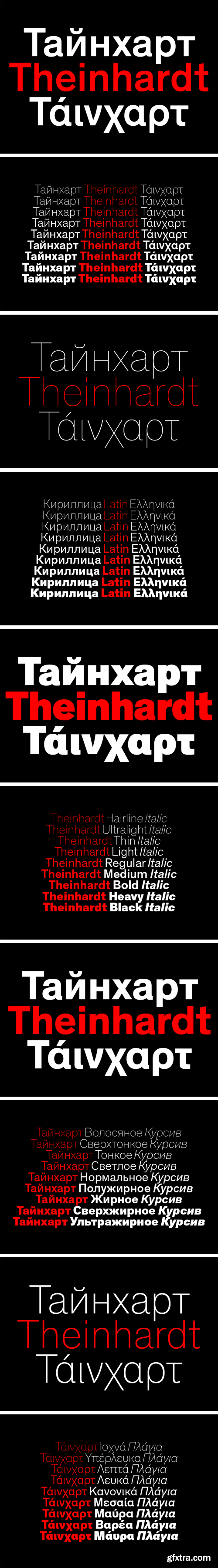 Theinhardt Pan Font Family