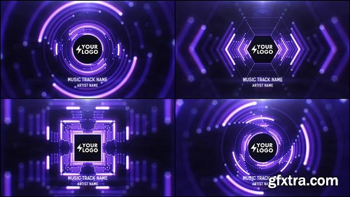 Videohive Audio React Tunnel Music Visualizer 11934574