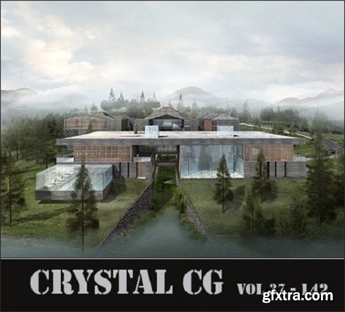 Exterior Building 3D Scene CRYSTAL CG 37-142