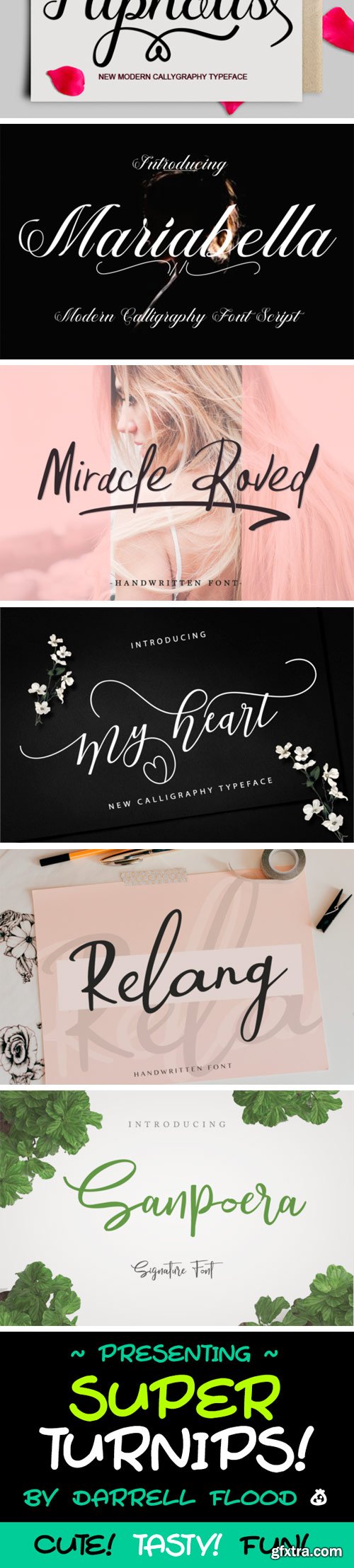 Creativefabrica - 16 Premium Fonts Bundle Vol. 3