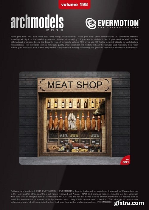 Butcher shop. Showcase