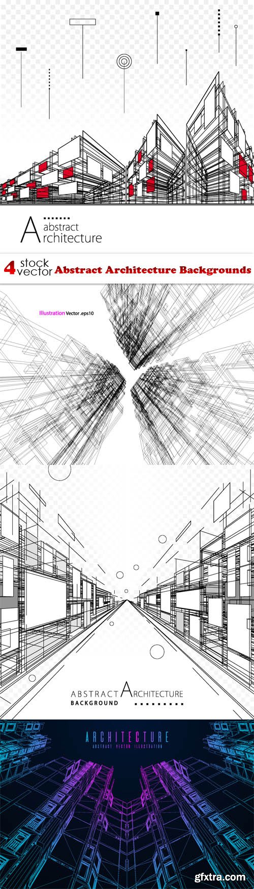 Vectors - Abstract Architecture Backgrounds