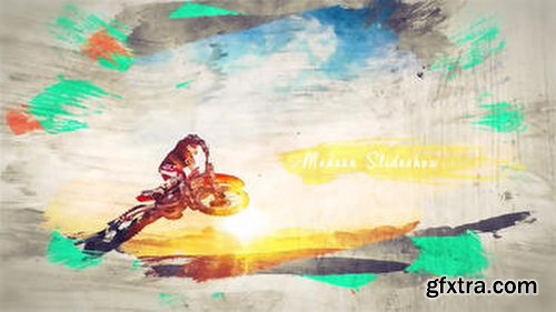 MotionElements Color Brush Strokes Animation SlideShow After Effects Templates 10325051