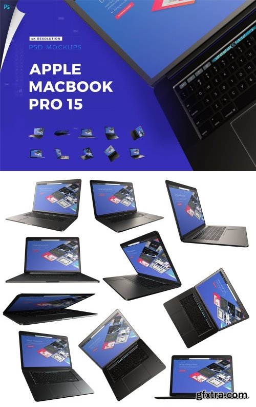 CM - Apple Macbook Pro 15 | 4K Mockups 1601687