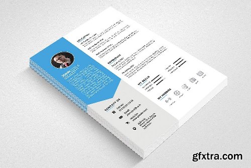 CreativeMarket Word Resume Template 2432768