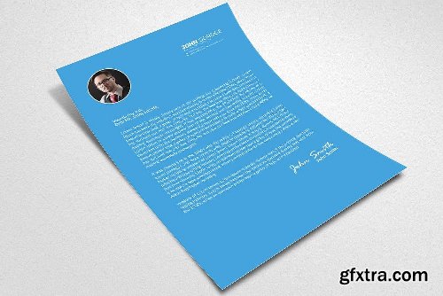 CreativeMarket Word Resume Template 2432768