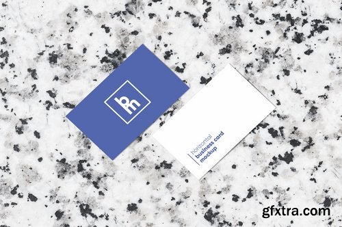 Horizontal Business Card Mockup