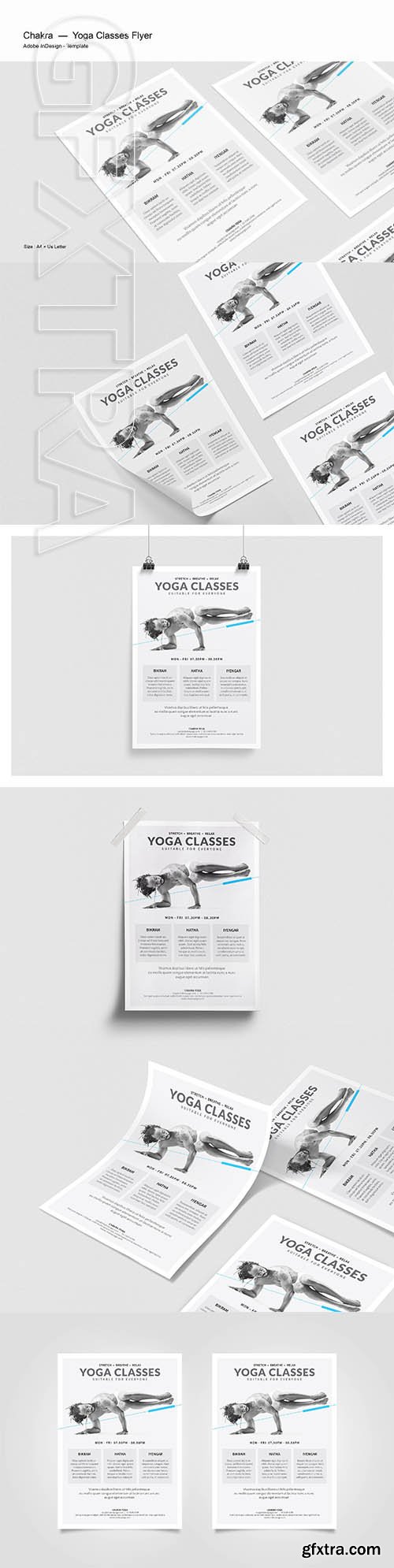 CreativeMarket - Yoga Classes Flyer 2579225