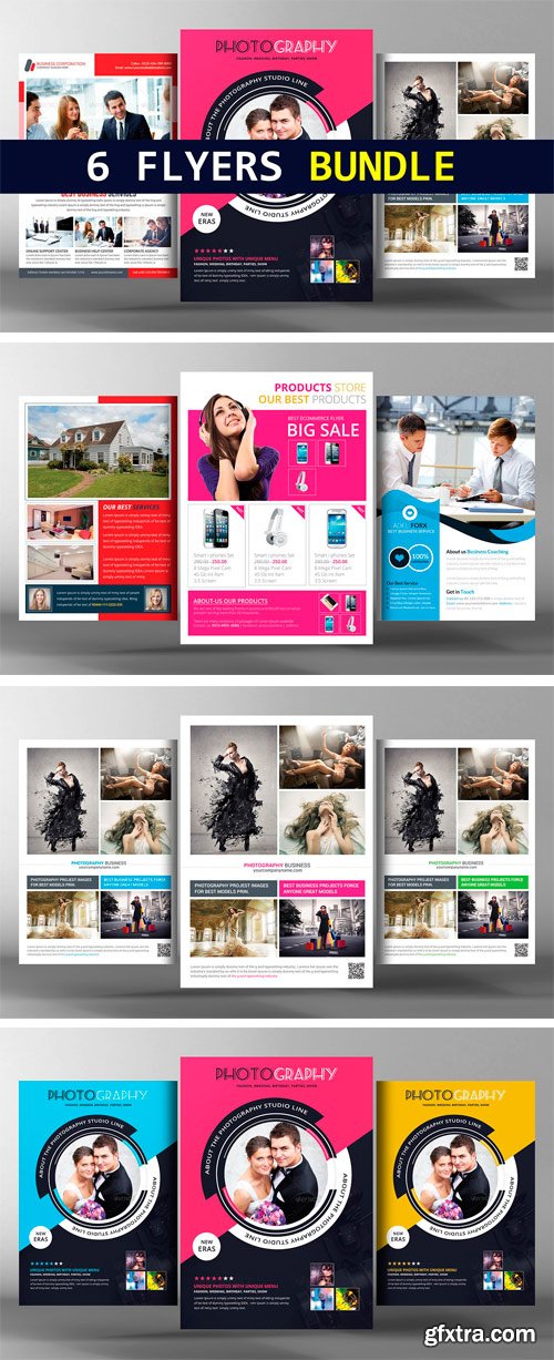 CM - 6 Business Flyer Bundle 2394825