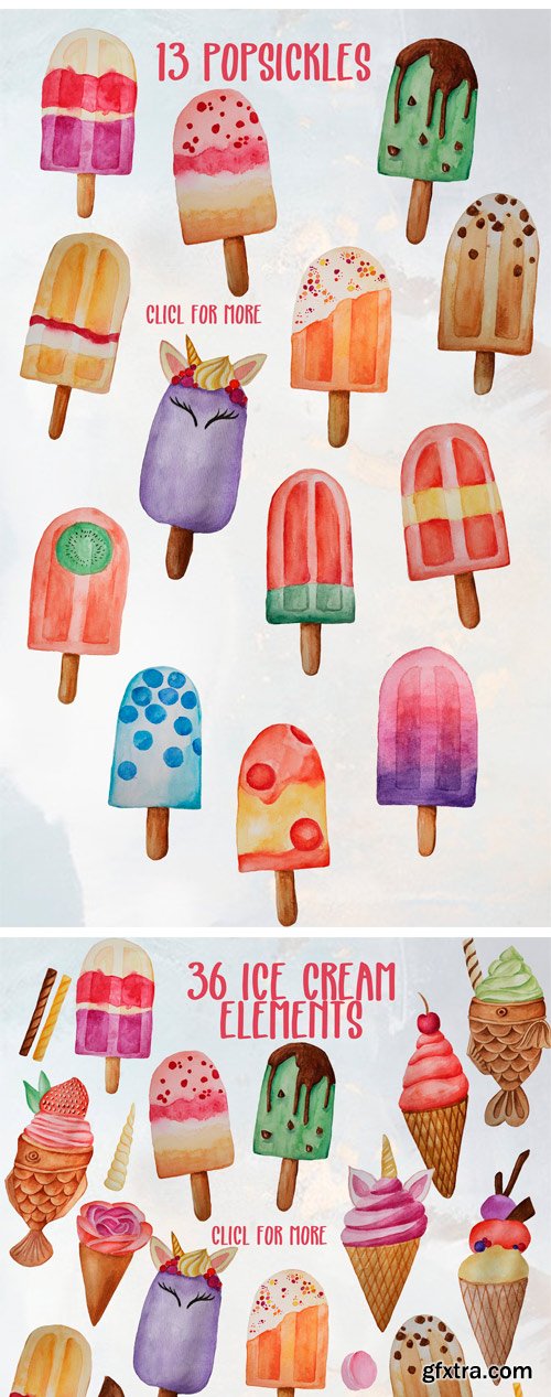 CM - Ice Cream Clip Art Set 2354311