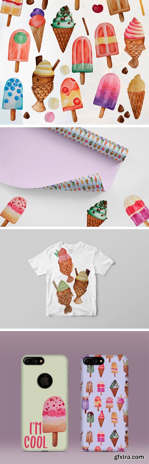 CM - Ice Cream Clip Art Set 2354311