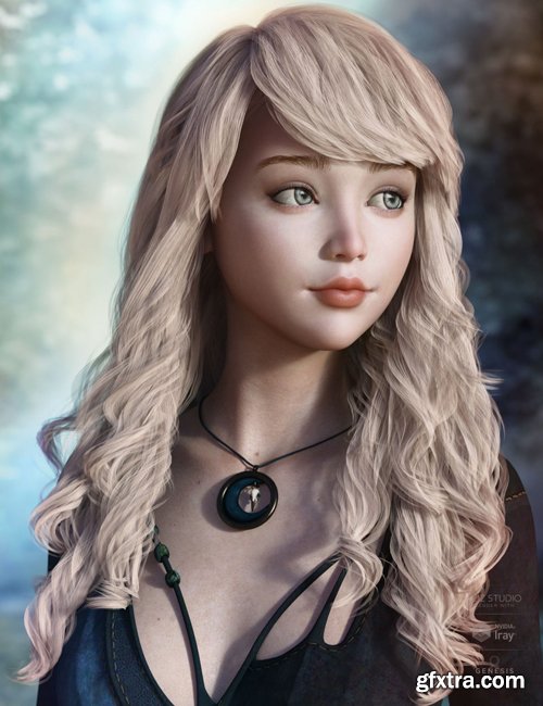 Blithe Hair for Genesis 3 & 8 Female(s)