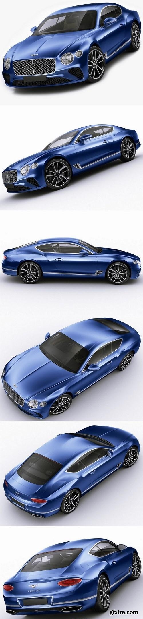 Bentley Continental GT 2018 3D Model