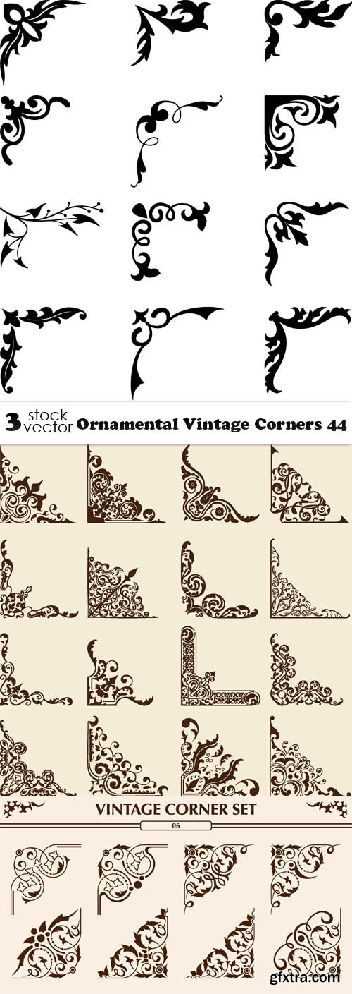 Vectors - Ornamental Vintage Corners 44