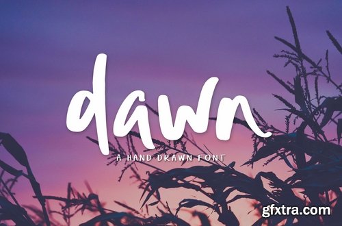 CM - Dawn  Hand Drawn Font 2490295