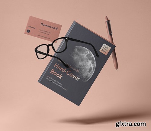 Gravity Psd Book Mockup Hardcover 3