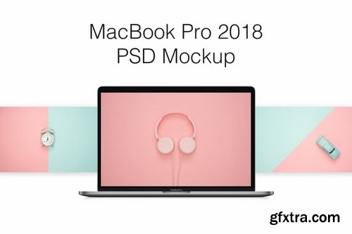 MacBook Pro 2018 PSD Mockup