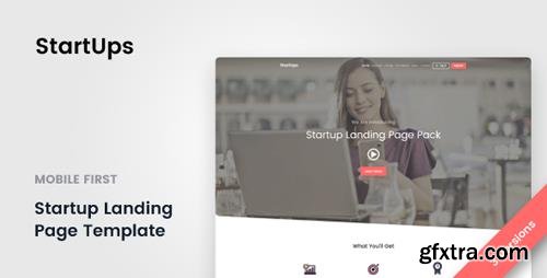 ThemeForest - StartUps v1.0 - Startup Landing Page - 21662264