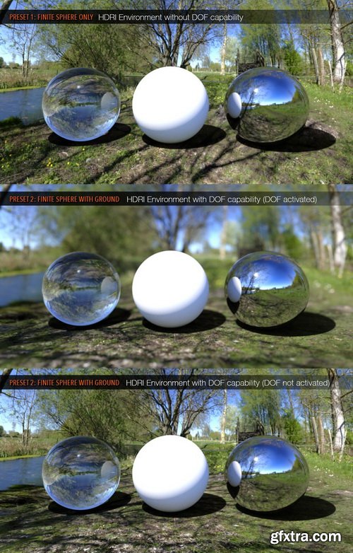 Daz3D - UltraHD IRAY HDRI With DOF - Outdoor Pack 1