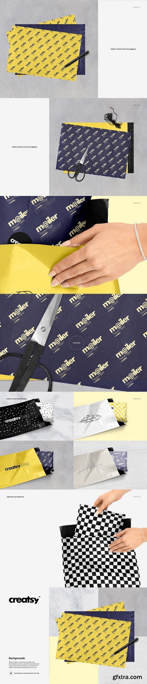 CM - Wrapping Tissue Paper Mockup Bundle 2143283