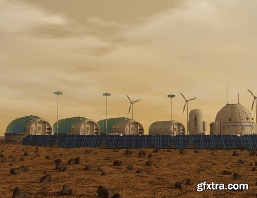 Daz3D - Mars Colony