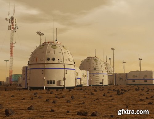 Daz3D - Mars Colony