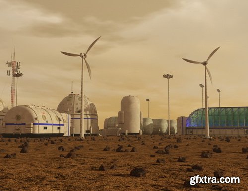 Daz3D - Mars Colony