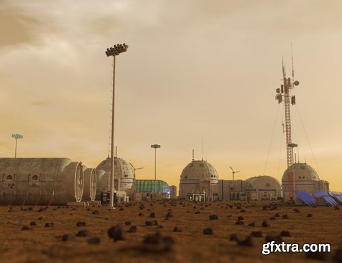 Daz3D - Mars Colony