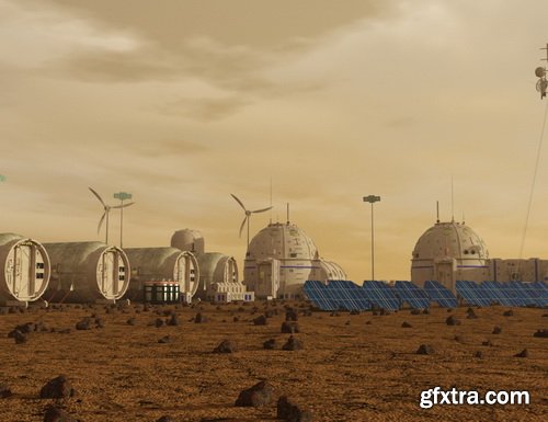 Daz3D - Mars Colony